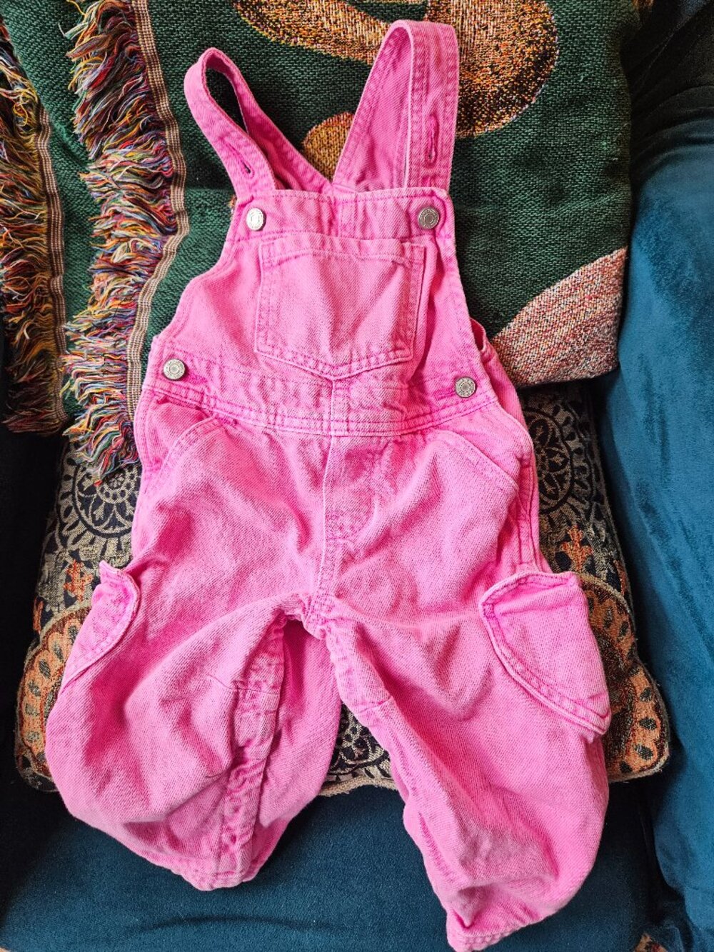 Gap pink overalls 18 to 24 months